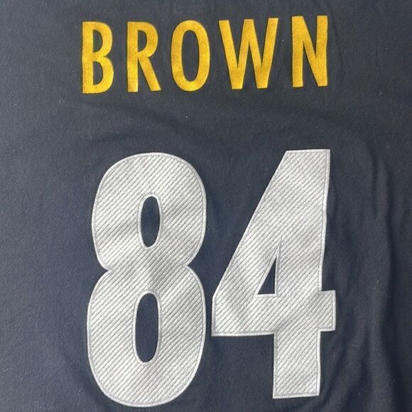 Pittsburg Steelers T-shirt. Size 2X. Majestic Antonio Brown Classic. - Picture 8 of 8
